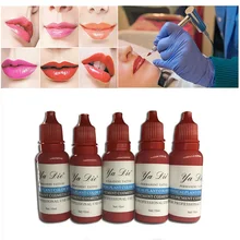 22 C перманентные чернила Макияж Микро Пигмент Перманентный бровей подводка для глаз губ татуировки чернила Перманентный тело живопись Красота Инструменты