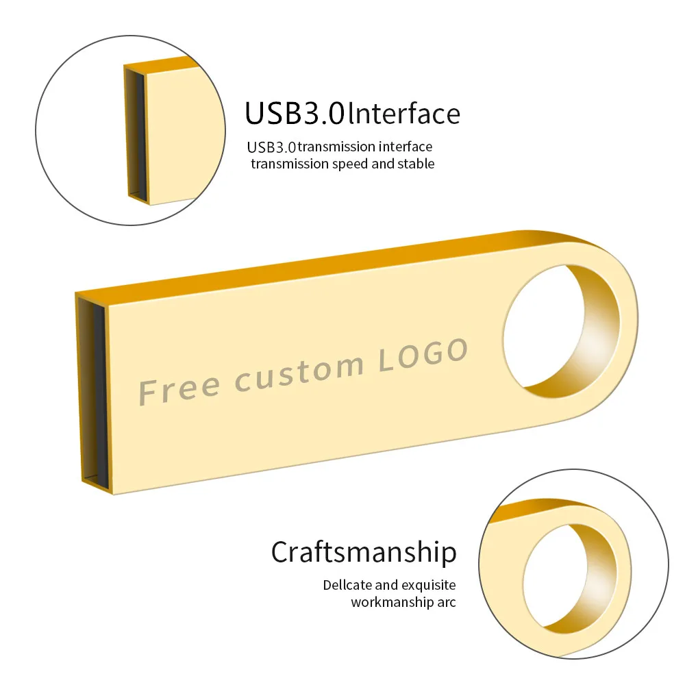 XIWANG usb flash drive 64GB Metal Pendrive 3.0 USB Stick 128GB 32GB 16GB 8GB 4GB Pen drive waterproof memoria stick custom logo (2)