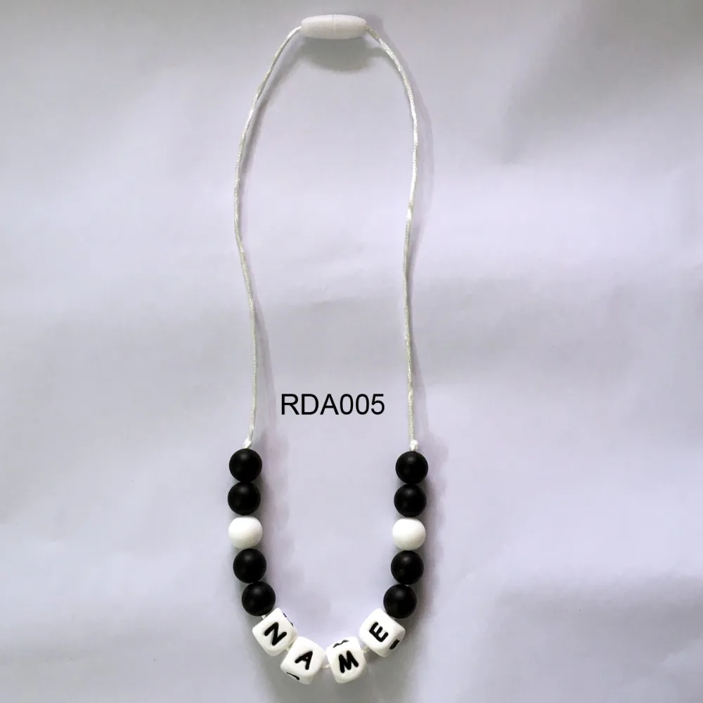 baby silicone teething necklace2