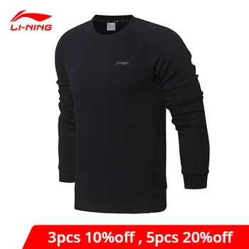 

Li-Ning Men Training Essentials PO Knit Top Sweaters Regular Fit Comfort Interlock LiNing li ning Sports Sweater AWDN001 MWW1380