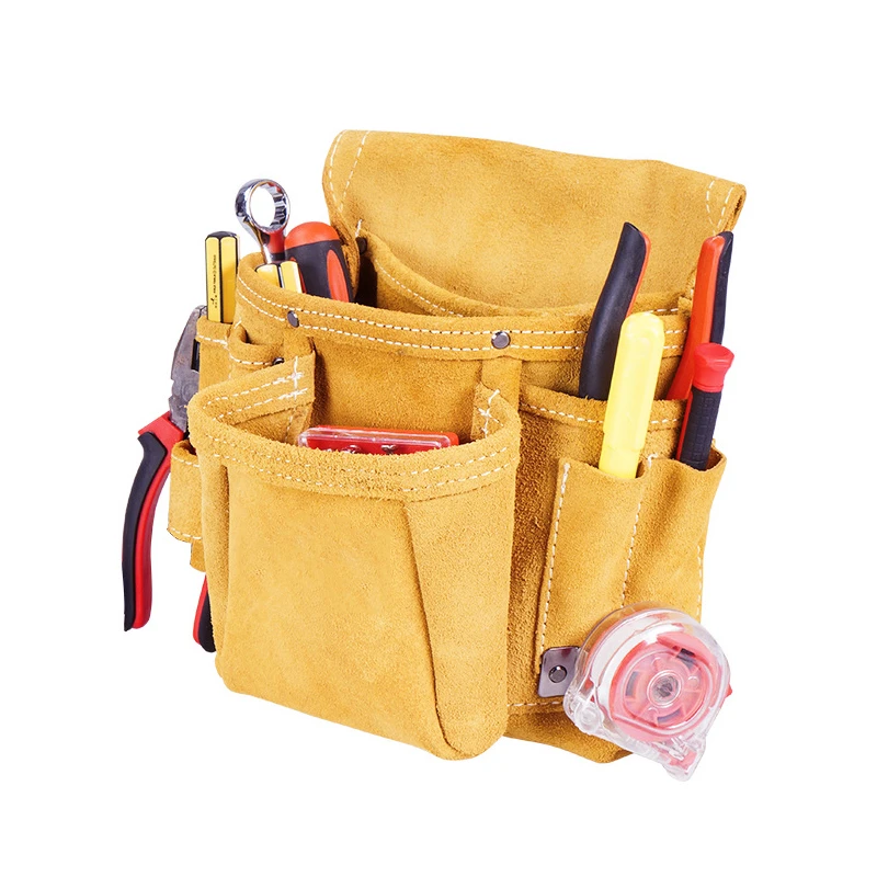 New Wearable Waist Pack Electric Drill Bag Screws Nails Drill Bit Metal Parts Fishing Travel Tool Storage Bags With Belt tool chest workbench