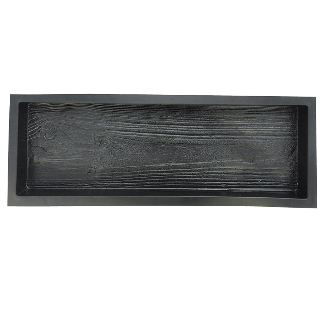 

Imitation Wood Grain DIY Path Maker Paving Cement Brick Mold Stepping Pavement Road Concrete Mould