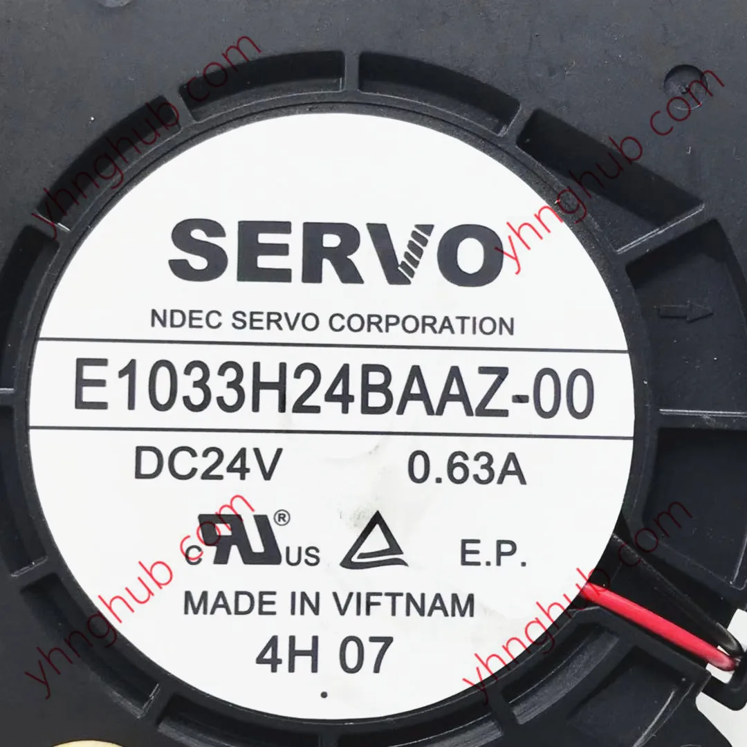 Servo E1033h24baaz00 dc 24v 0.63a 97x97x33 mm Ventilador de Refrigeração do Servidor de Fios - Imagem 4
