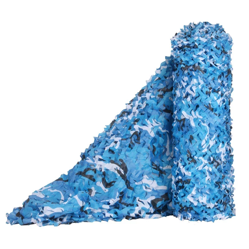 Rete Camo Per La Caccia Blu 1.5X2 3 4 5 6 7 8 10M Camouflage Net Cover Decorazione Parasole Party Camping Outdoor Canopy Duck