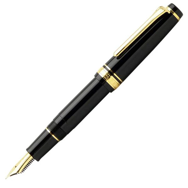 SAILOR Tianguan SAILORr торговая марка стандартная плоская 14K золотая ручка 1221 - Цвет: Black and gold