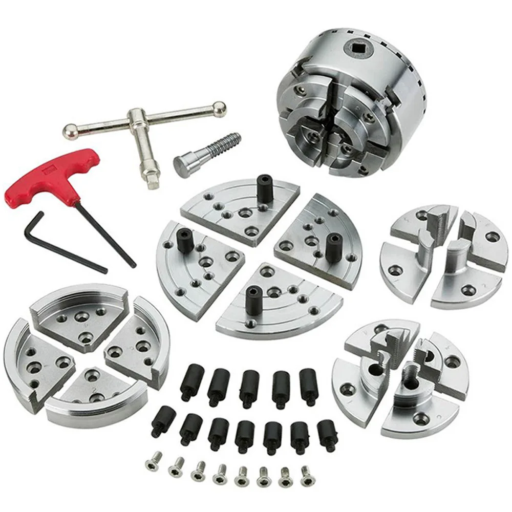 

Woodworking lathe 3.75 inch 4.5 inch 5.5 inch Bevel gear chuck set