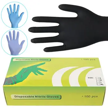

Puncture Resistant Nitrile Coated Anti Resistant Gloves 100pcs/Box Work Gardening Landscaping Anti-Wear Gardening Safety Living