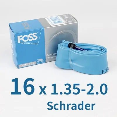 FOSS Bicycle Inner Tube 16/18/20/24/26/27.5/29 Inch 700C Tube Road Bicycle MTB Mountain / Folding Bike TPE Rubber Tube Taiwan - Color: 16x1.35-2.0 AV