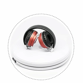 

with LED Light Automatic Turntable Display Stand Rotating Disk 360 Degree Electric Rotating Turntable Photography (US PLUG)