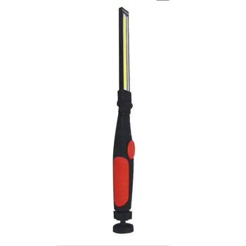 

COB rechargeable long work light folding dimmable LED inspection light emergency light with magnet at the bottom