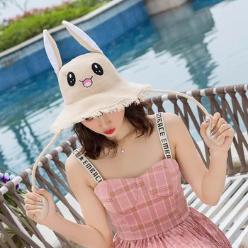 

New with a pinch long ears will move the hat web celebrity rabbit hat rabbit ears cap cute rabbit bag hat Christmas gift hat