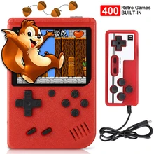 2021 novo 400 em 1 jogador de jogo mini handheld portátil retro console 8 bit built-in gameboy 3.0 Polegada cor da tela lcd caixa de jogo