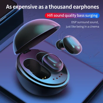 

ROCKSTICK A10 tws bluetooth headset 5.0 binaural Hifi stereo wireless earphone mini charging compartment earbuds