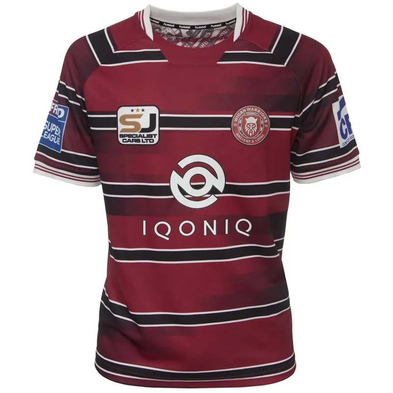 WIGAN WARRIORS-Camiseta de RUGBY para casa, ropa de tamaño S-XL-5XL, 2021