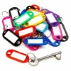 30pcs/set Multicolor Keychain Key ID Label Tags Luggage ID Tags Hotel Number Classification Card Key Rings Keychain Random Color ► Photo 1/5