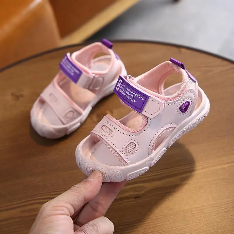 

Summer Boys Girls Sandals Kids Shoes Beach Children Sandals Open-Toe Breathable School Sport sandalia For Boys