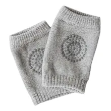 Корейская версия детских носков, детские гольфы, леггинсы, пластиковая подошва, утепленные нескользящие носки серого цвета