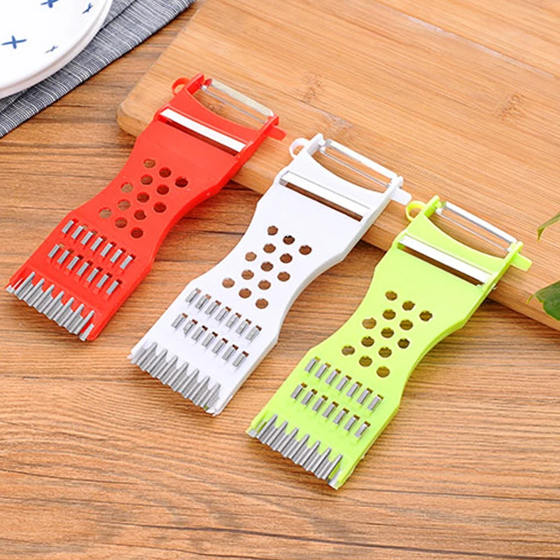 

1PC Household kitchen multi-function vegetable cutter potato shredder radish shredder cucumber slicer manual peeler A135