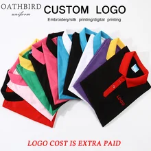 Логотип на заказ, вышитая рубашка поло, Рабочая форма для печати текста или фотографий diy