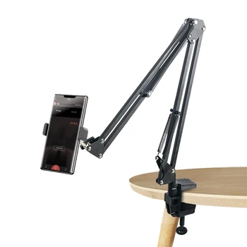 

Lazy Bed Rotating Desktop Clip Metal Bracket Flexible Long Arm Mobile phone tablet stand holder For iPad Mini Air iPhone Xiaomi