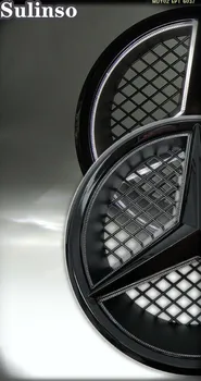 

Black Sulinso Fit For Benz C/ W204 Illuminated Led Front Star Grille Emblem Light