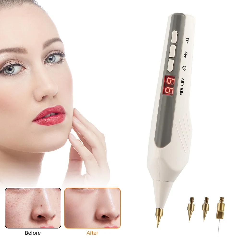 

Rechargeable Laser Mole Remover Tool 9 Levels Plasma Pen Scar Freckle Tattoo Removal LCD Wart Dark Spot Remover Facial Skin Care