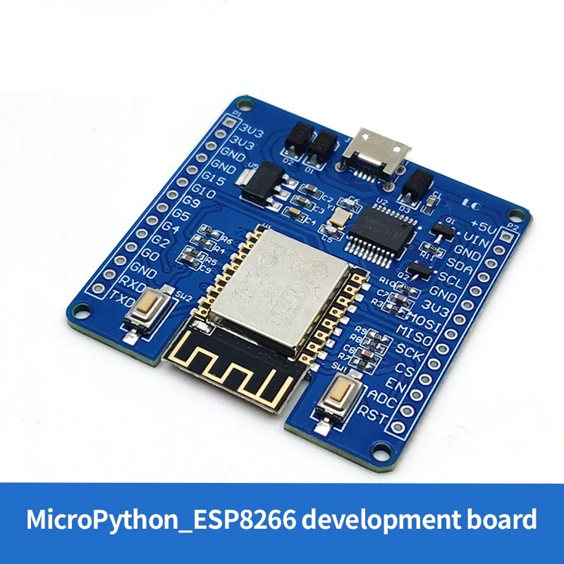 Микропитон Программирование ESP8266 макетная плата USB вход CH340 серийный чип