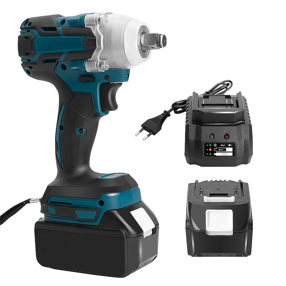 18 в ударный гайковерт бесщеточный беспроводной электрический 520нм крутящий