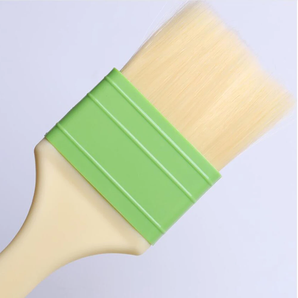 Multifunction Pastry Brush Food Grade BBQ Cake Brushes Basting Tools Plastic Handle Portable Kitchen Accessories 1PCS