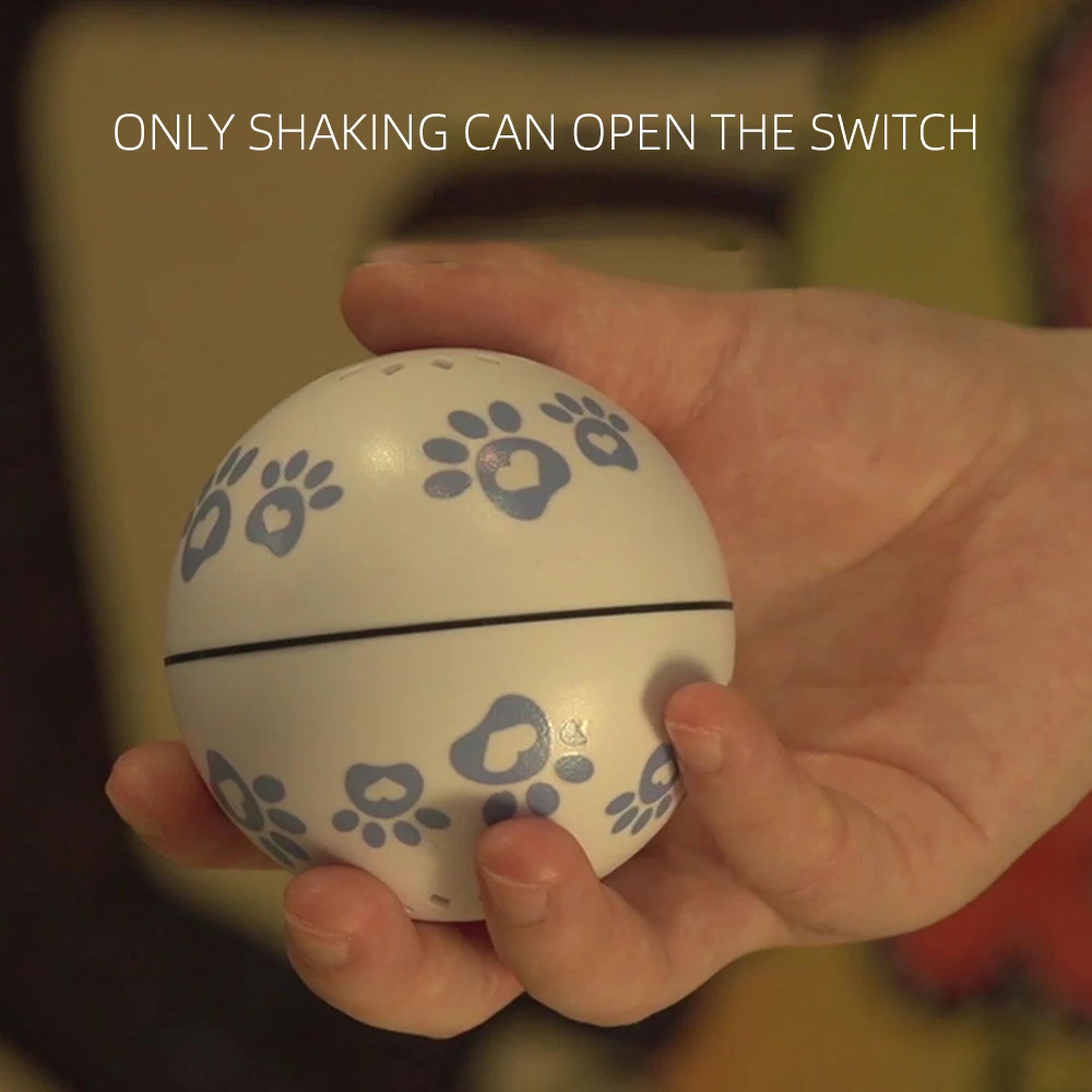 Интерактивные кошачьи игрушки мяч USB Перезаряжаемый Электрический Rolling Ball игрушки для кошек интерактивный волшебный электронный кошки игрушки для собаки мяч