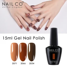 NAILCO 2 шт./компл. 15 мл УФ-гель для ногтей Топ УФ светодиодный гель для дизайна ногтей гель лак для ногтей набор Гибридный все для маникюрной краски геллак