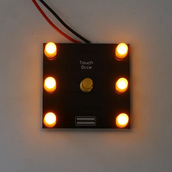 

DIY Kit Electronic Dice Touch Control LED Lamp Circuit Experiment for Welding Beginner