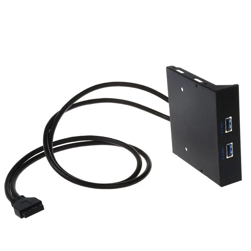 PCI Express PCI-E карта 2 порта концентратор адаптер+ USB 3,0 Передняя панель 5 Гбит/с Hi-speed