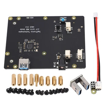 

Suitable for Raspberry Pi 4 Type B 2.5 Inch SATA HDD/SSD Storage Expansion Board Suitable for Raspberry Pi 4B X825