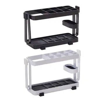 

Family Toothbrush Stand Holder Bathroom Toiletries Toothpaste Cup Storage Rack