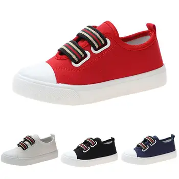 

2019 Autumn New Children Canvas Shoes Girls Sneakers Breathable Spring Fashion Kids Shoes For Boys Casual Shoes Student