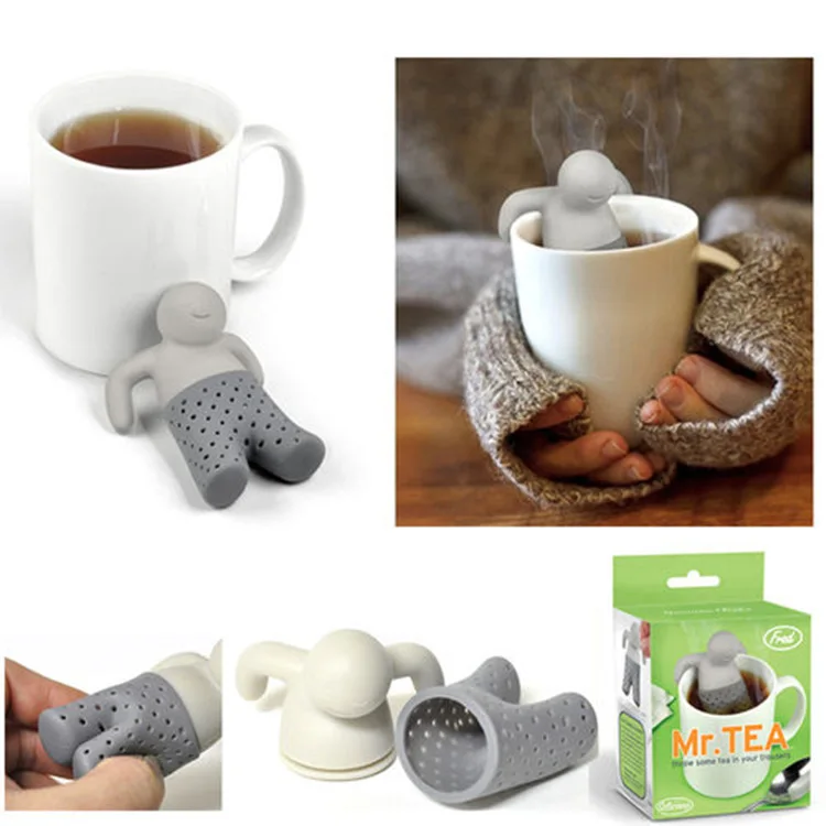 

Currently Available Boxed High-temperature Resistant Non-toxic Tea Making Device Silica Gel Villain Tea Bags Mister Tea Strainer