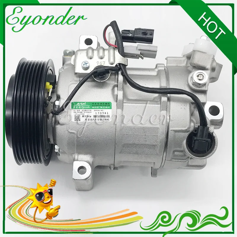 AC Air Conditioning Compressor Cooling Pump for Nissan X-TRAIL j11 Qashqai Renault Scenic 1.6 926004EB0A GE4471606893 926004EF0A