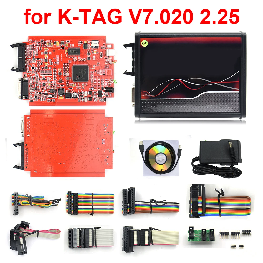 V2.80 KESS Ktag K TAG V7.020 for K-ESS V2.53 V2 V5.017 SW V2.25 v2.80 2.53 Master ECU Chip Tuning Tool for K-TAG 7.020 Kess best car battery charger Code Readers & Scanning Tools