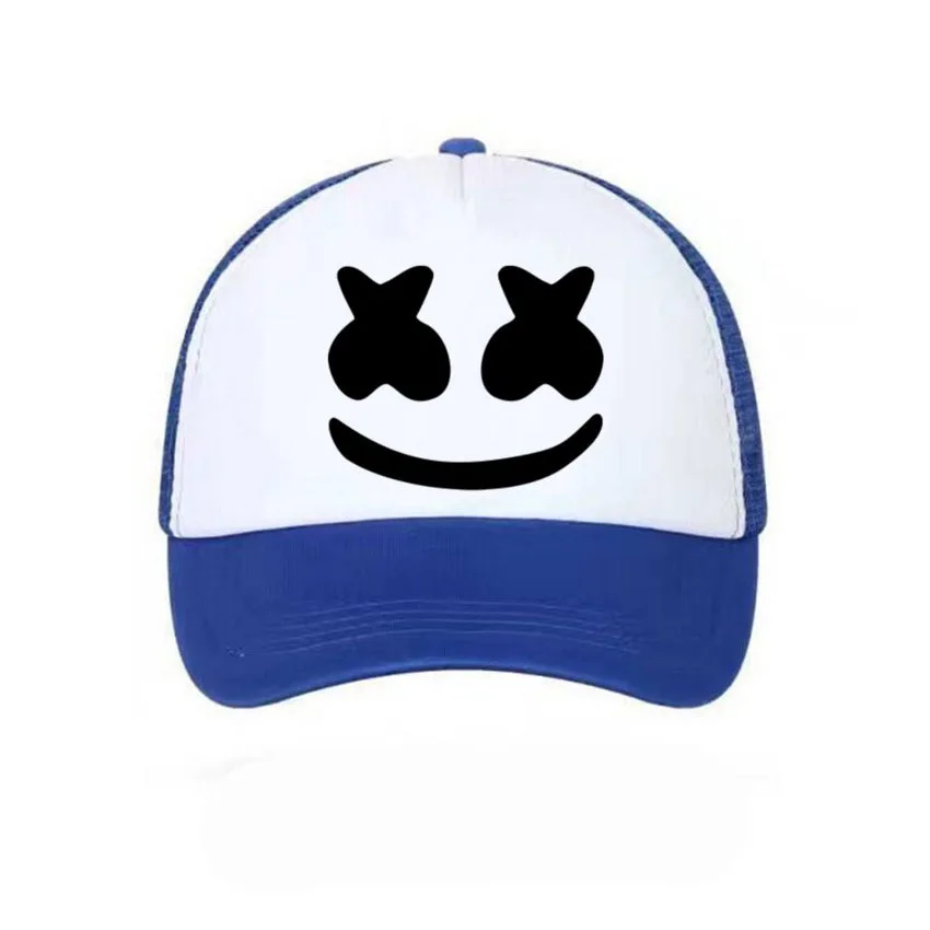 Шляпа, бейсбольная Кепка шапка с сеткой хип хоп смайлик лицо стиль Летняя шапка для детей женщин и мужчин пара - Цвет: C5