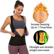 focusnorm women waist trainer vest tank workout neoprene sauna slim sweat belt body shaper