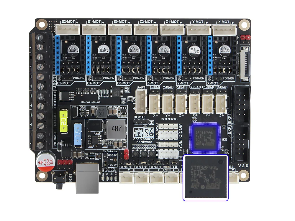 Placa De Controle Com TMC2208 TMC2209 TMC5060