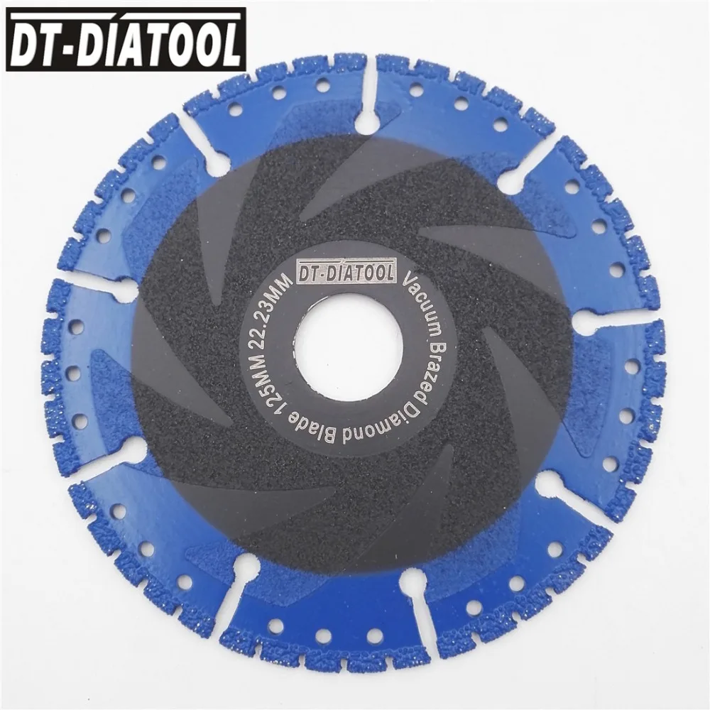 DT-DIATOOL 2 шт. вакуумная пайка алмазный режущий диск для многоцелевой снос пилы чугунная арматура алюминий сталь металл