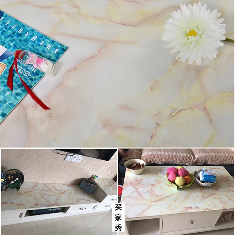 Мраморная виниловая пленка самоклеящаяся настенная бумага для ванной кухни