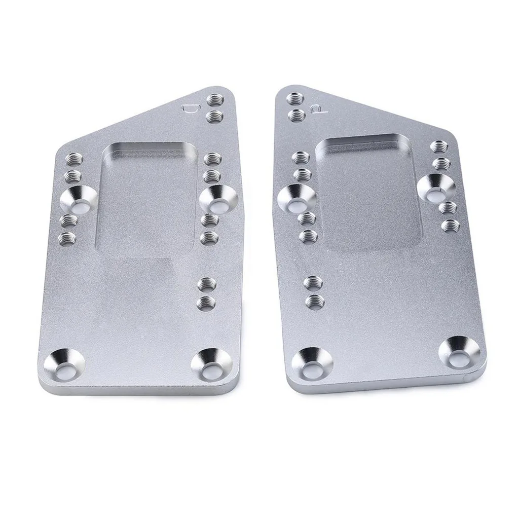 2pcs Adjustable Automobile Swap Engine Mount Bracket LS1 Billet Aluminum