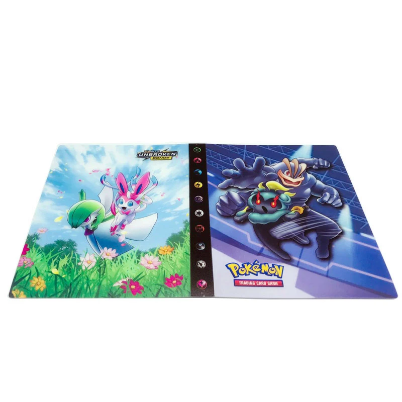Pokemon, 240 шт., держатель для карт, альбом, игрушки для детей, коллекция, альбом, игра, торговая карточная игра, Покемон, подарок - Цвет: NaiDuoLi