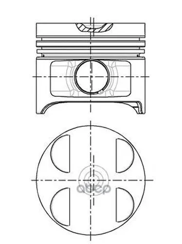 Поршень Двс Mb W202 2.2d Om604 =89 2.5x2x3 Std 93 NURAL арт. 87-743100-30