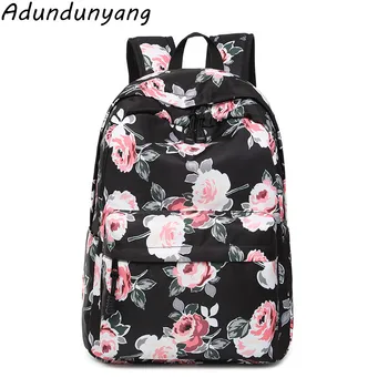 

New Waterproof canvas Kids Backpack Girls For Middle School Students Travel Shoulder Backpacks Children Schoolbags Women Bag