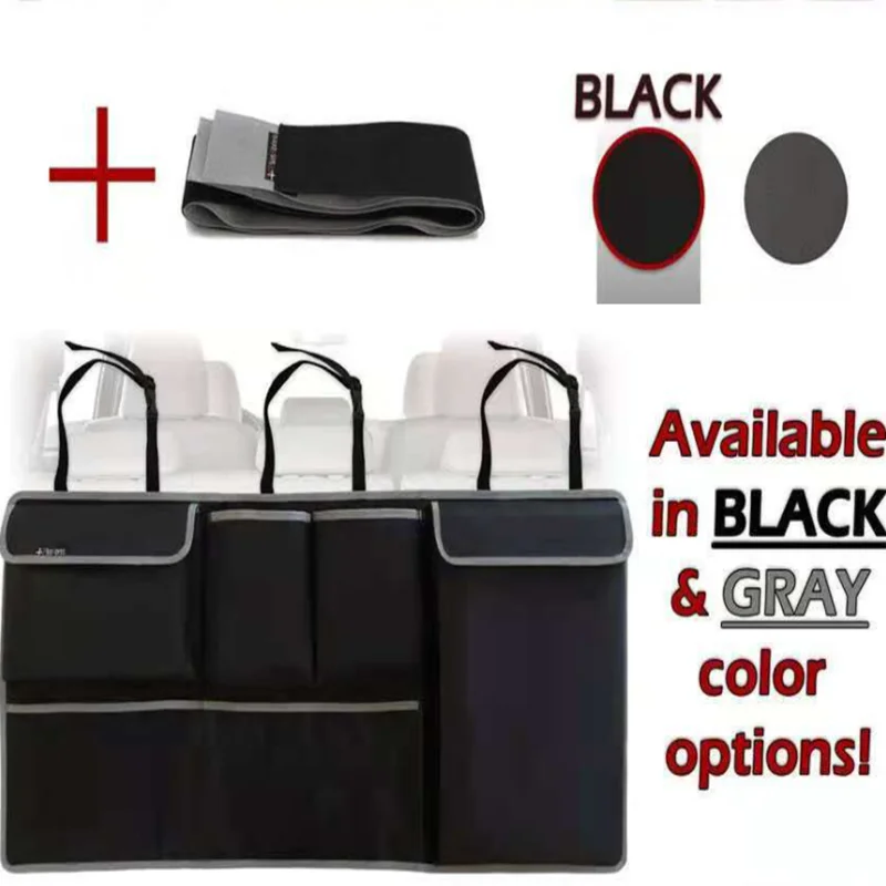 Car Trunk Organizer Trunk Organizer Car Interior Organizer Car Rear Seat Back Storage Bag Foldable Multi-Use Box Car Trunk Organizer Net Auto Stowing Tidying Auto Interior Accessories