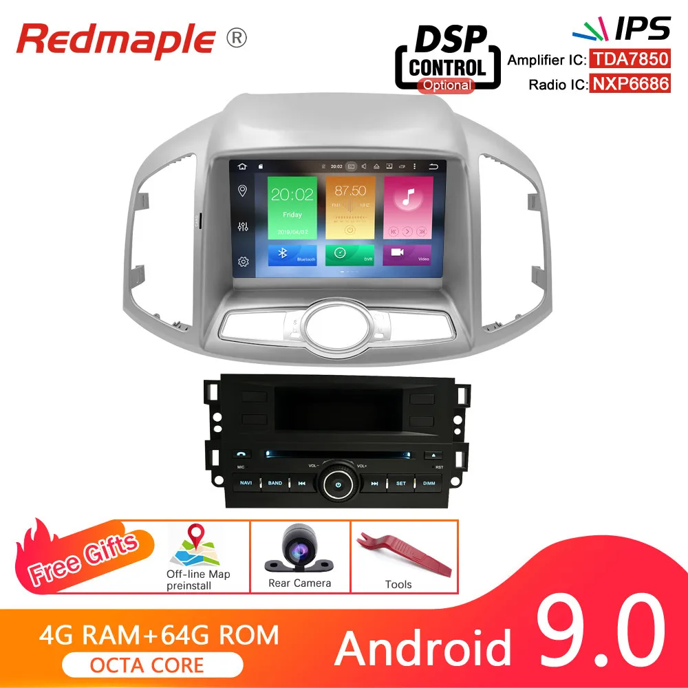 Clearance 8"Android 9.1/9.0 Car Radio DVD GPS Navigation Multimedia Player For Chevrolet Captiva Epica 2012 2013 2014 2015 Auto Stereo 1